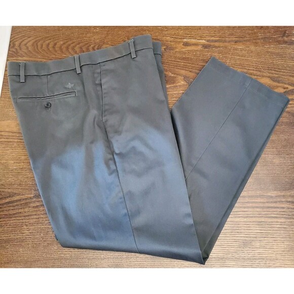 2 Pair Dockers & Wing & Anchor Dockers Khakis 36" x 30" Gray-ish Charcoal & Blue - Picture 2 of 16